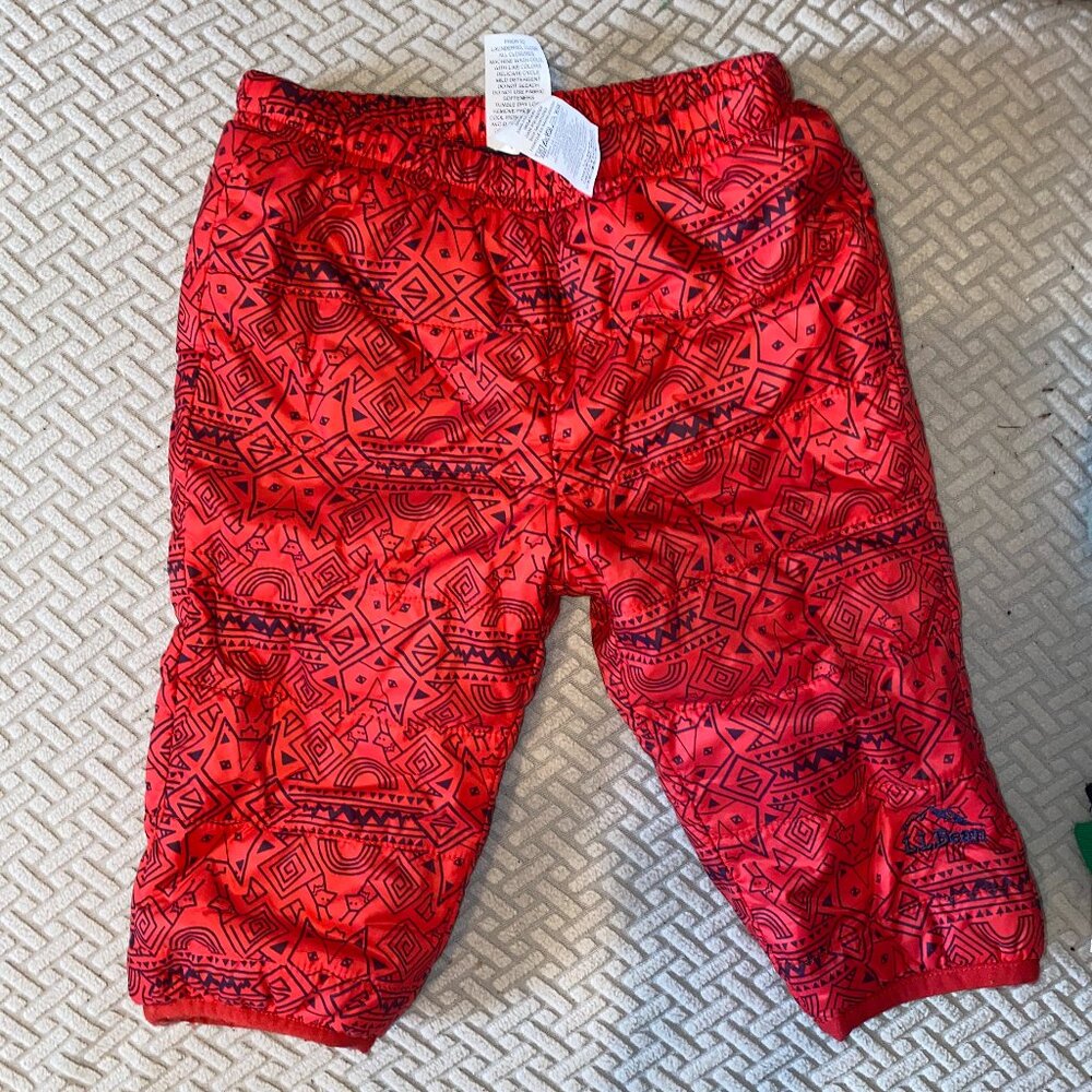 L.L. Bean Fleece Lined winter pants 6-12 months